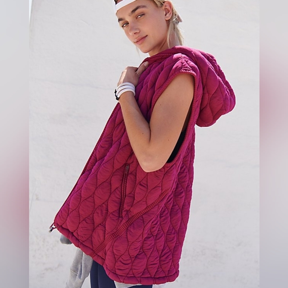 Free People Dream big Quilted Vest FP movement